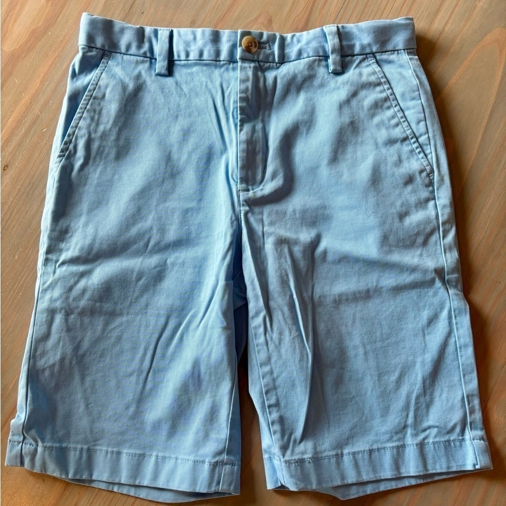 Vineyard vines, boys 9 inch breaker short in Jake blue size 14